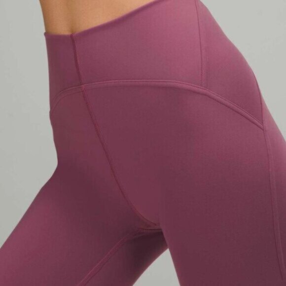 Lululemon 2022 InStill High-Rise Tight pants 25" leggins Vintage Plum 6 EUC - Picture 15 of 16